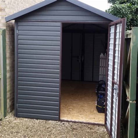 sheet metal shed doors|metal doors for storage sheds.